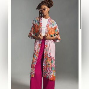 Conditions Apply - NWT - Anthro kimono with waist tie; one size